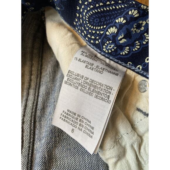 LEVI’S 525 Perfect Waist Mid-Rise Cropped Jeans sz 6 - Picture 5 of 9